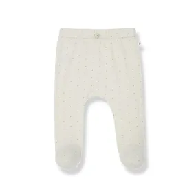 1  in the family Lucia Leggings With Feet - Ecru