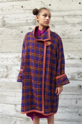 1980's Bill Blass Purple Plaid Suit - SOLD