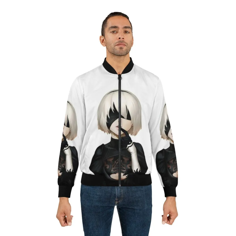 2B Bomber Jacket - Nier Automata Inspired Fashion