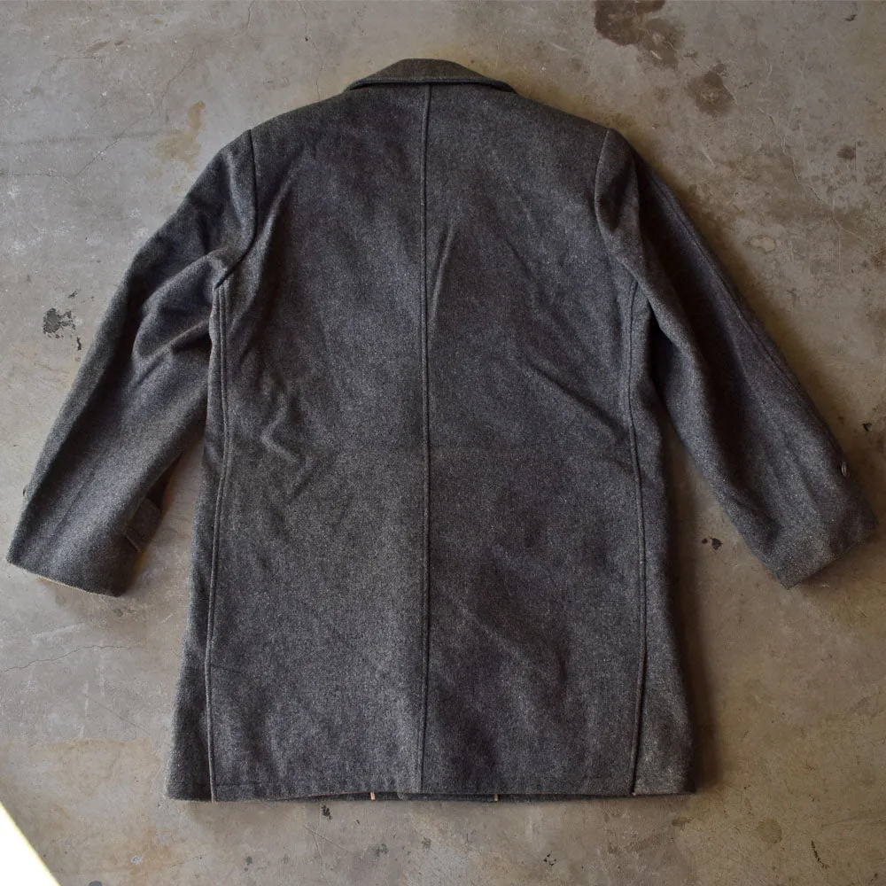50-60’s Bond STYLE MANOR Milium 裏地付き ウールコート 231226