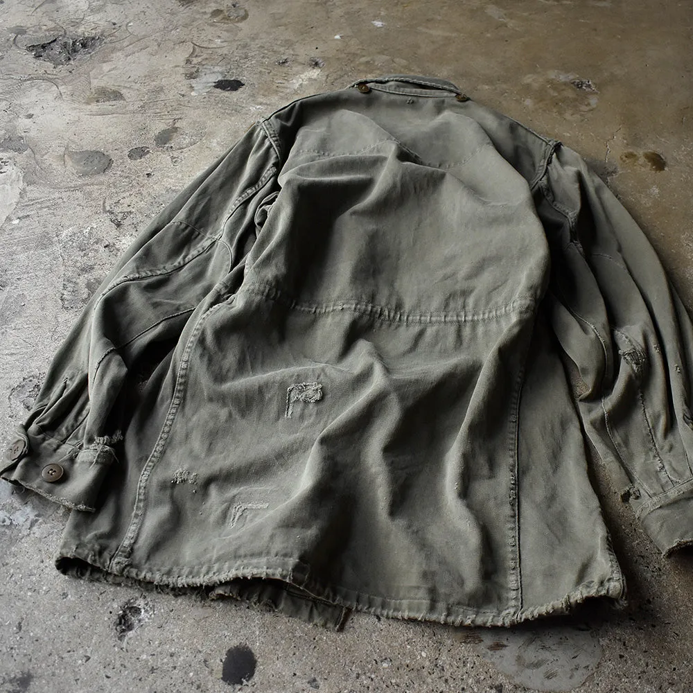 '73 ダメージ！ France Military M-64 フィールドジャケット 240624H