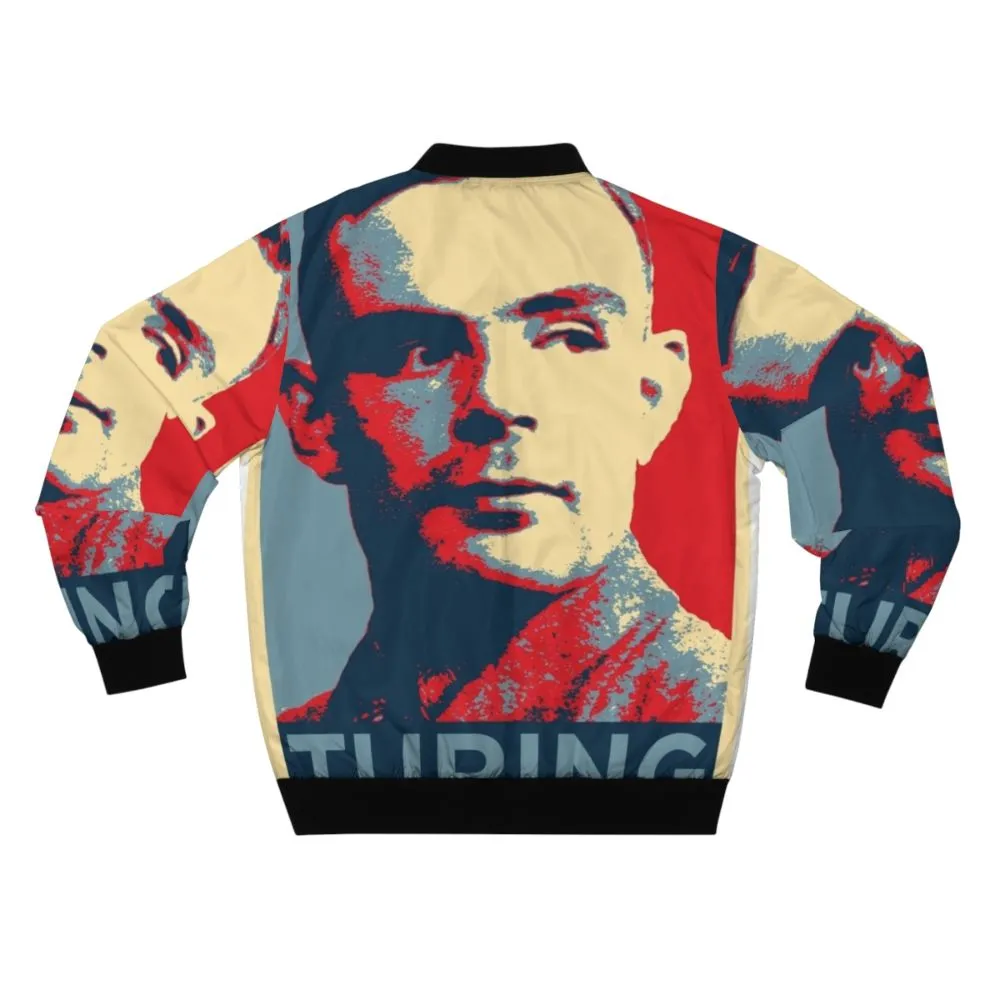 Alan Turing Bomber Jacket - Computer Geek WW2 Inspired