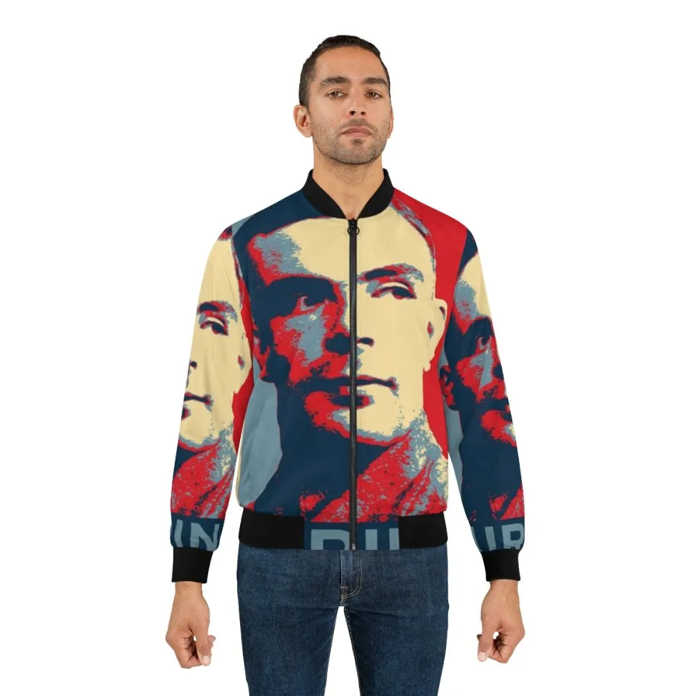 Alan Turing Bomber Jacket - Computer Geek WW2 Inspired