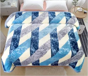 ALCITIC HOME Soft Fabric Touch Luxurious Imported Double Bed Double ply Blanket for Winters (Multicolor-08)