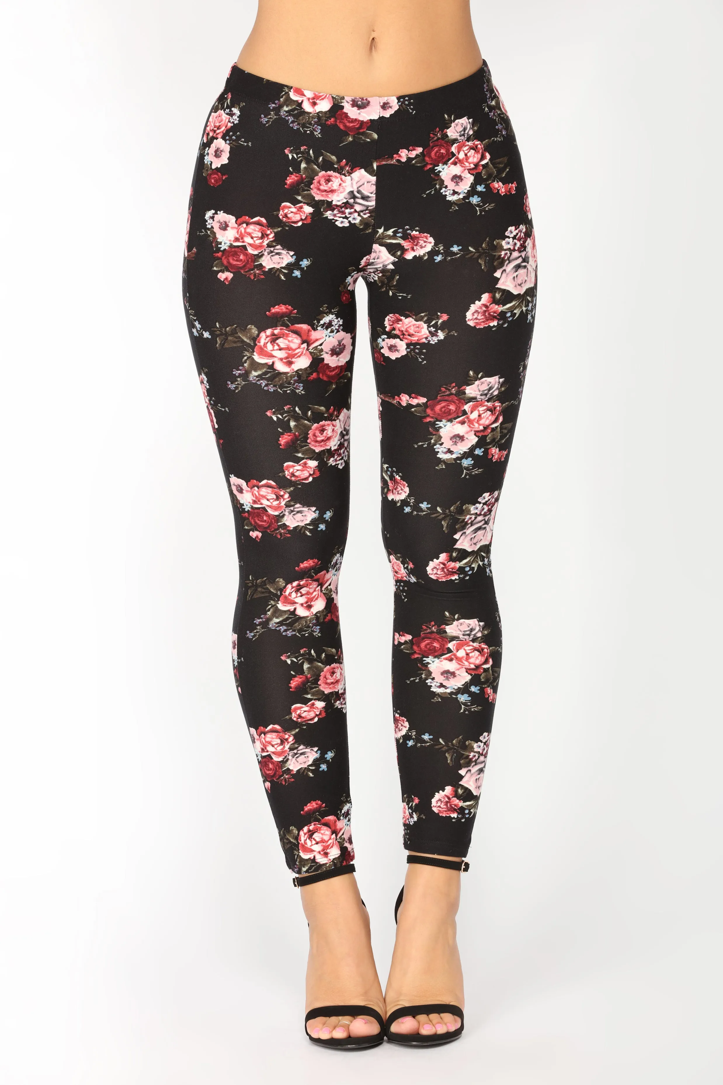 Always In Bloom Brushed Leggings - Floral