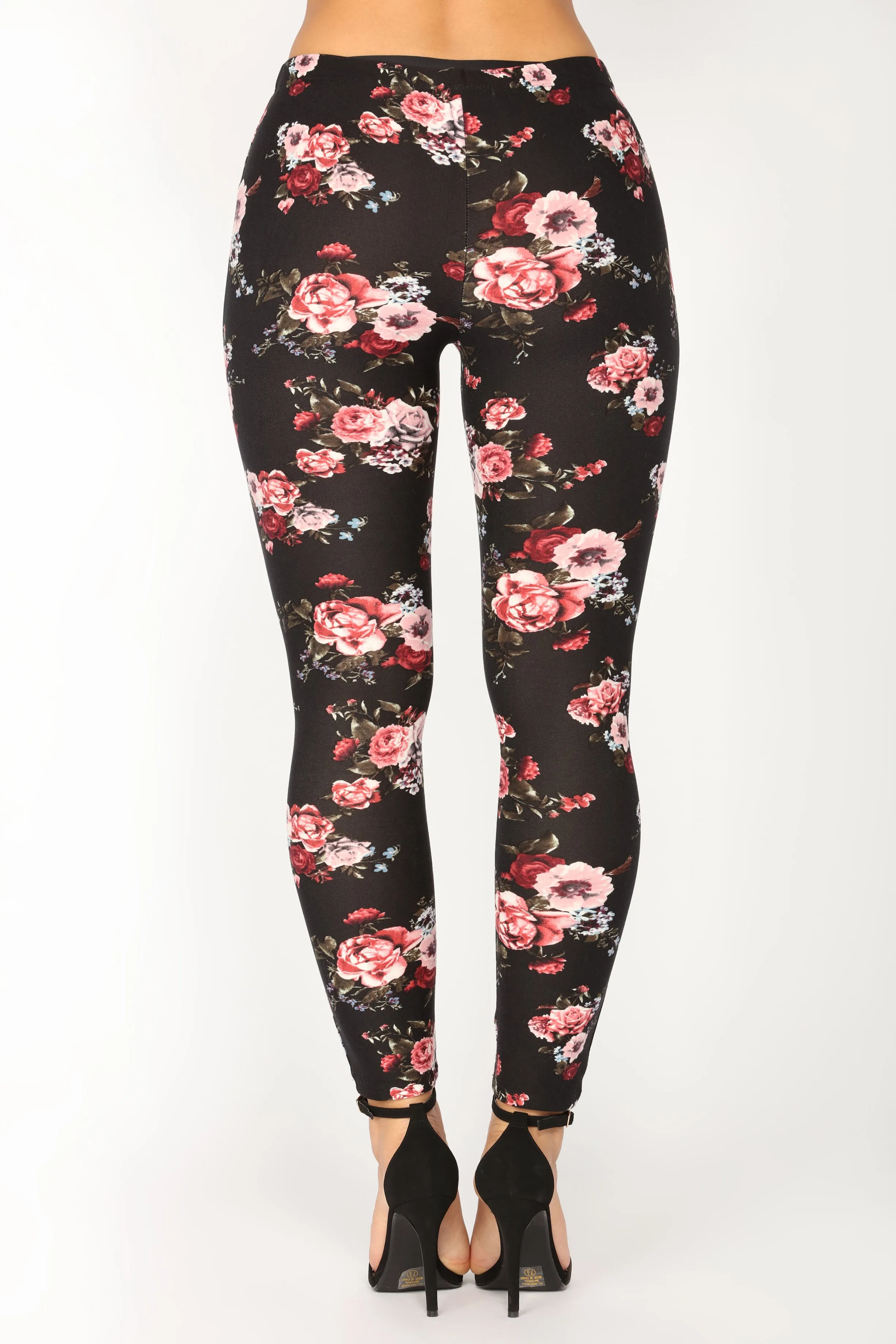 Always In Bloom Brushed Leggings - Floral