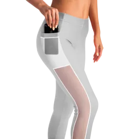ATHLETIC APPARATUS GREY 3 WL V1 MESH POCKET LEGGIN