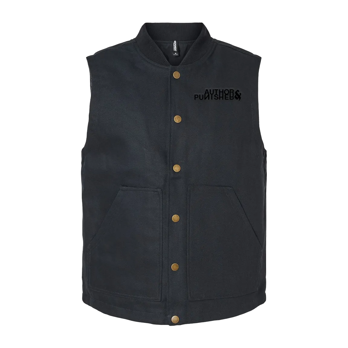 Author & Punisher "Classic Logo" Embroidered Insulated Canvas Vest