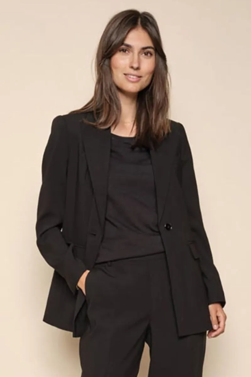 Bine Leia Blazer | Black | Blazer fra Mos Mosh
