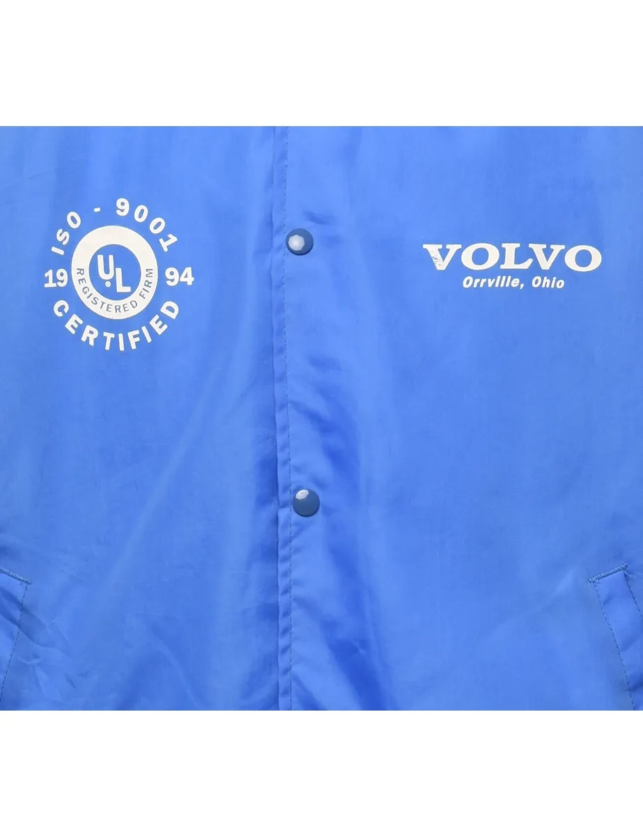 Blue & White Volvo Design Bomber Jacket - XL