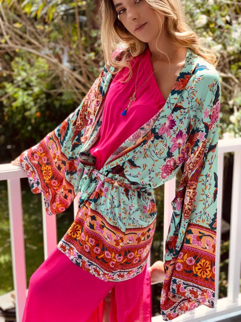 Boho Rhapsody Midi kimono - ARCHIVE SALE