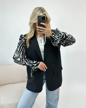 Bow Blazer Zebra