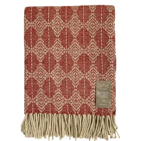 Burel Wool Blanket - Cloud Design *