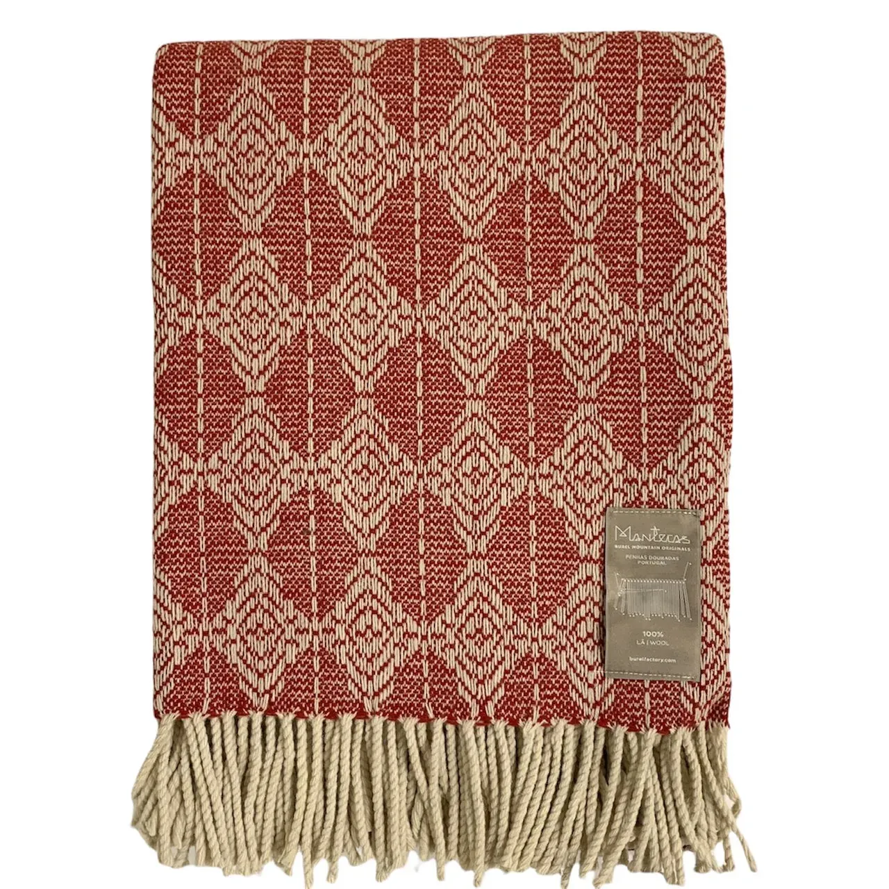 Burel Wool Blanket - Cloud Design *