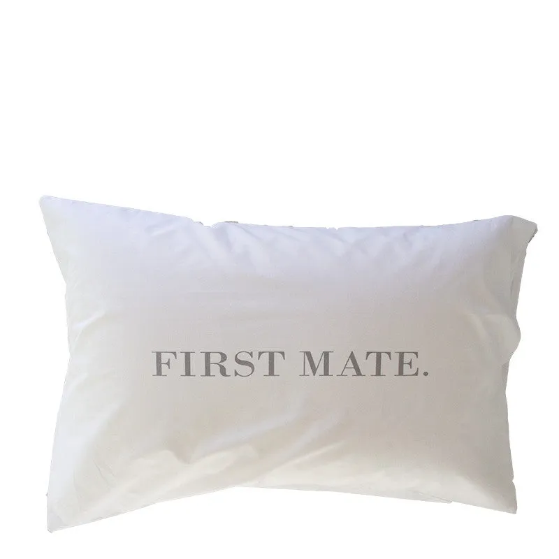 CAPTAIN / FIRST MATE PILLOWCASE SET