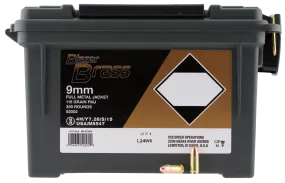 CCI 52002 Blazer 9mm Luger 115 GR  Plano Can 350 Plano Bx - 350 Rounds