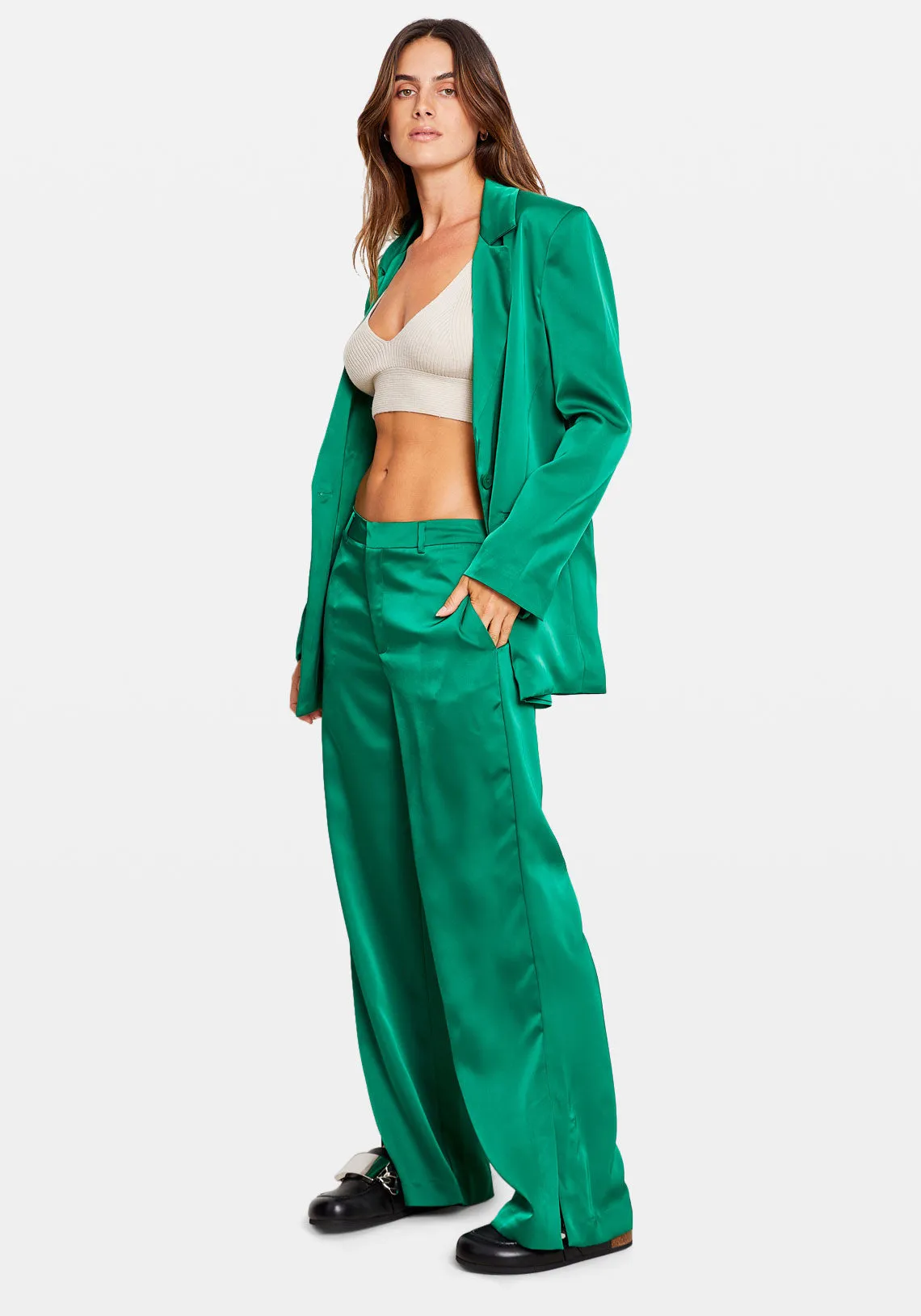 CECILIA MID WAIST TROUSER HOLLY