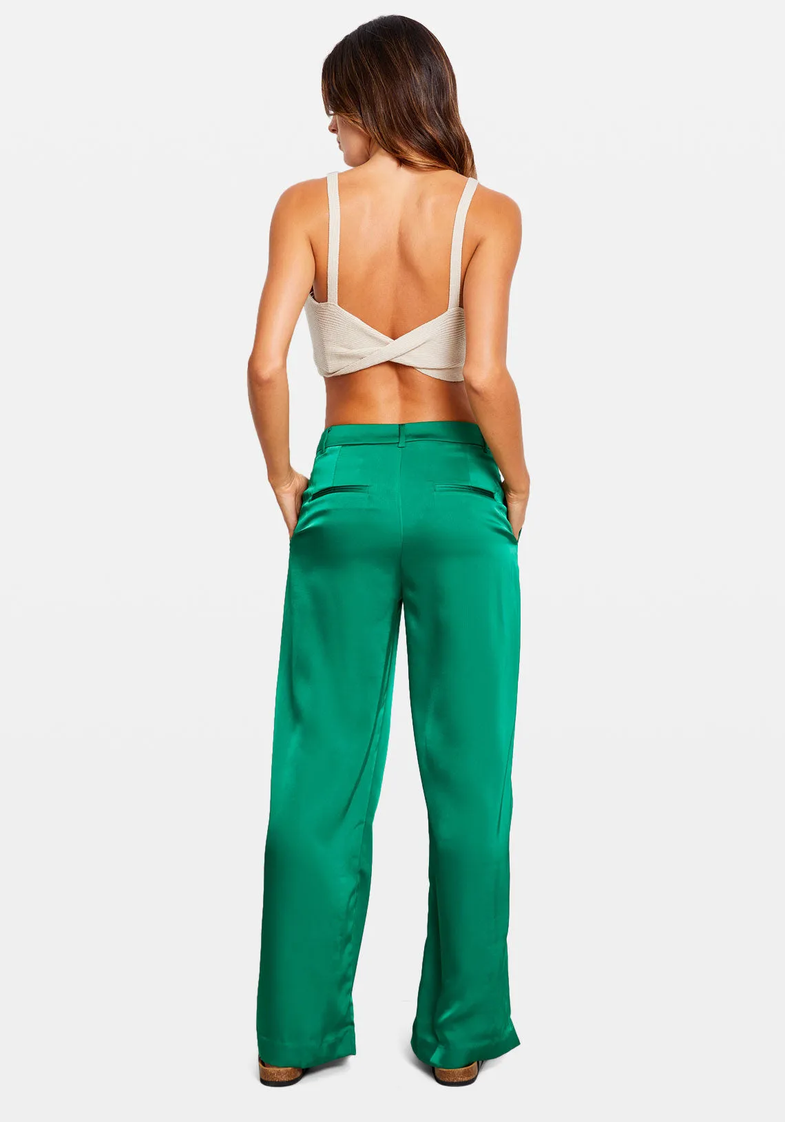 CECILIA MID WAIST TROUSER HOLLY