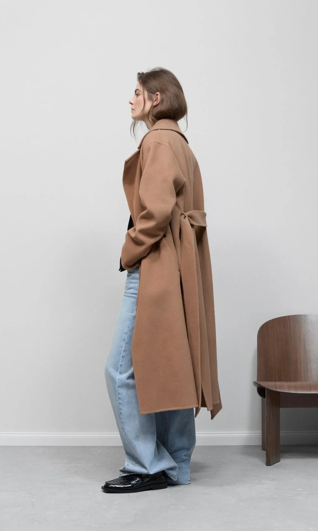 Closed double face coat