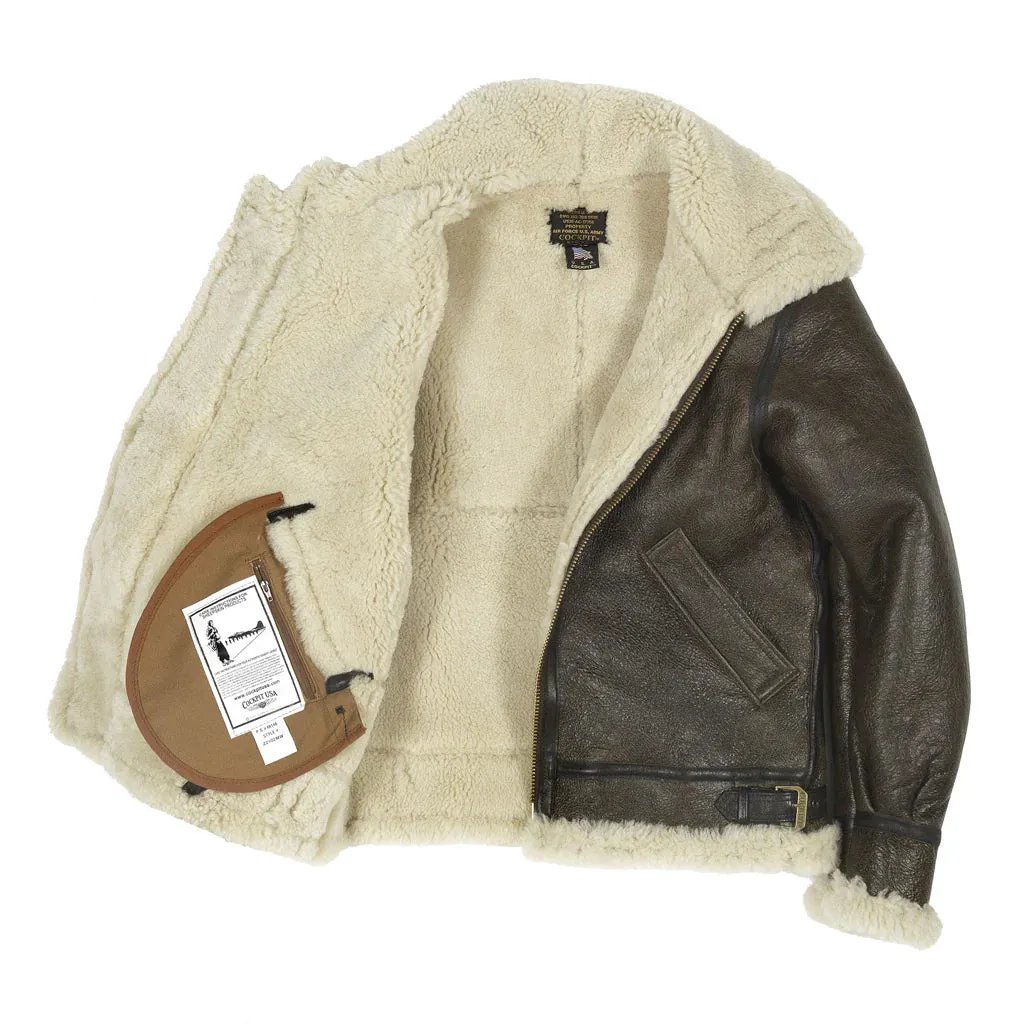 Cockpit USA Men's B-3 Sheepskin Bomber Jacket