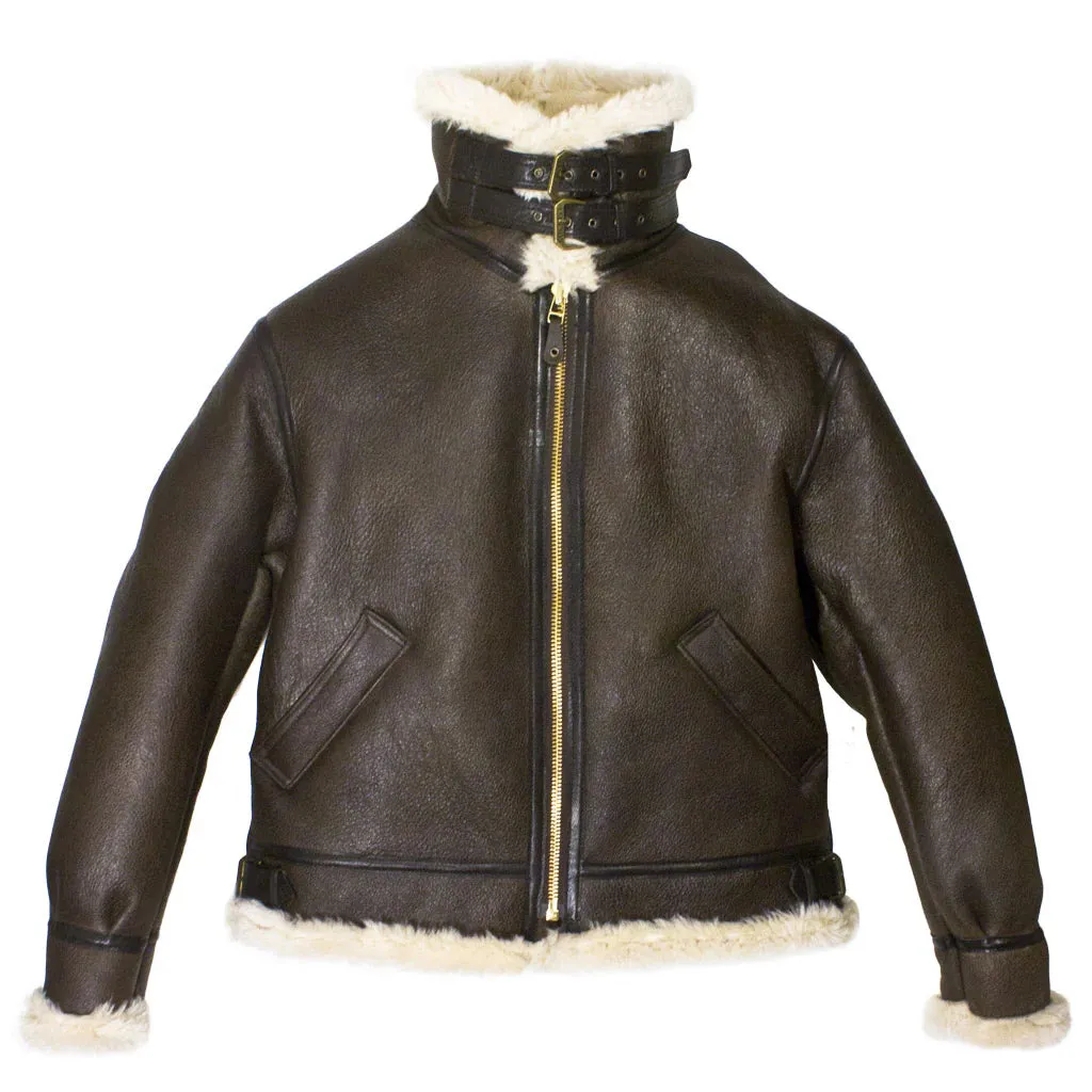Cockpit USA Men's B-3 Sheepskin Bomber Jacket