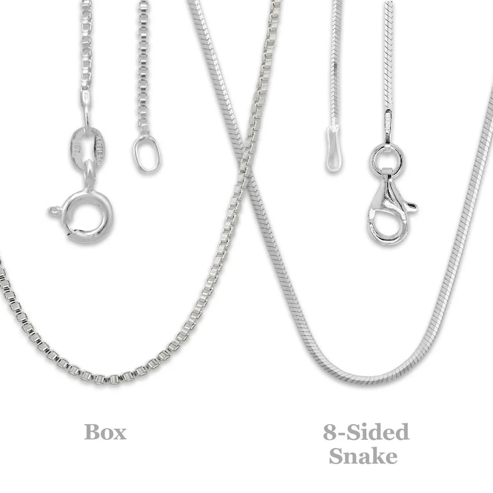 Dachshund Necklace in Sterling Silver, Smooth Coat
