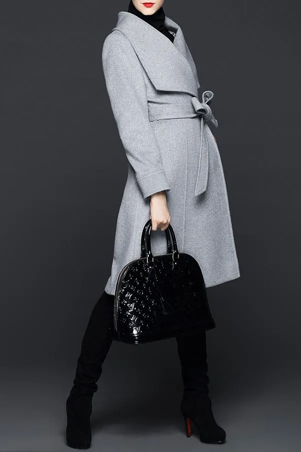 Daphne Winter Wool Blended Coat