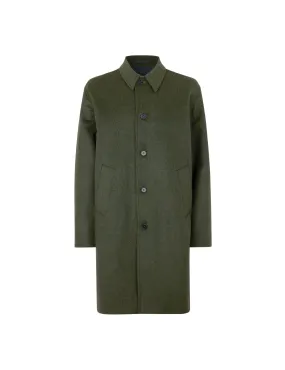 Dense Wool Curtis Coat, Tarmac
