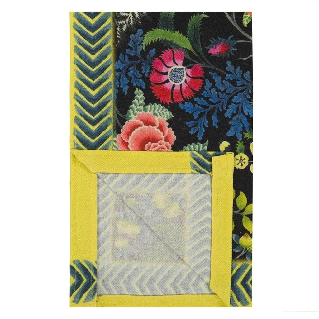 Designers Guild Brocart Decoratif Noir Throw