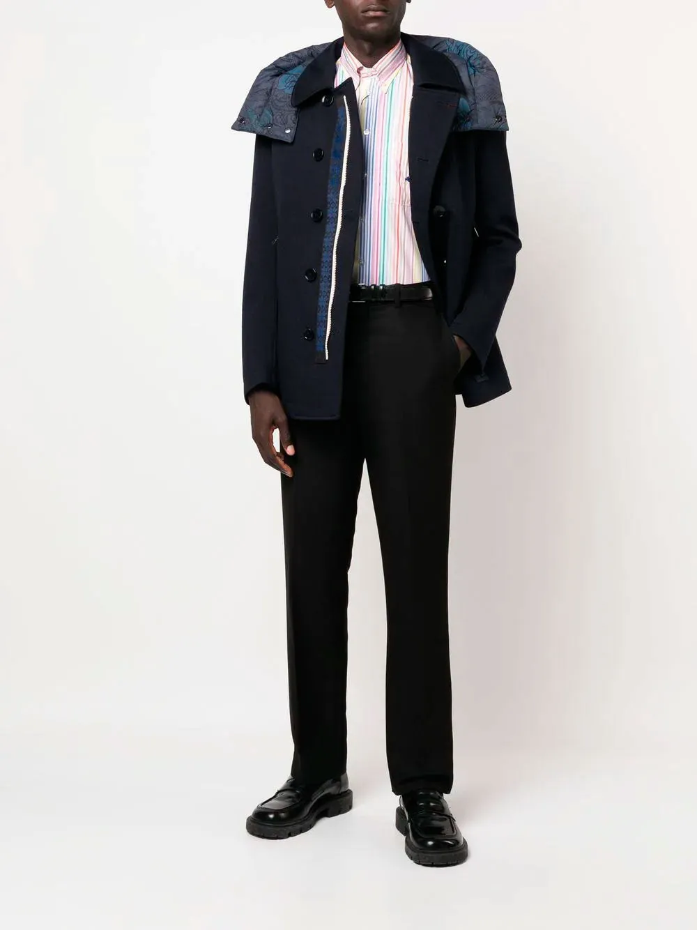 Double-breasted coat