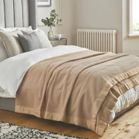 Duchess Champagne Merino Wool Blanket by John Atkinson