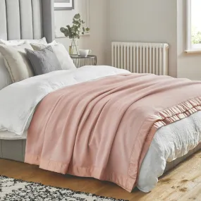Duchess Pink Merino Wool Blanket by John Atkinson