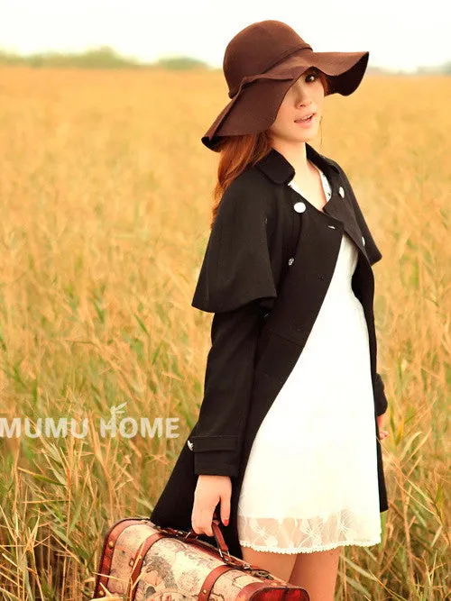 England country style wool coat