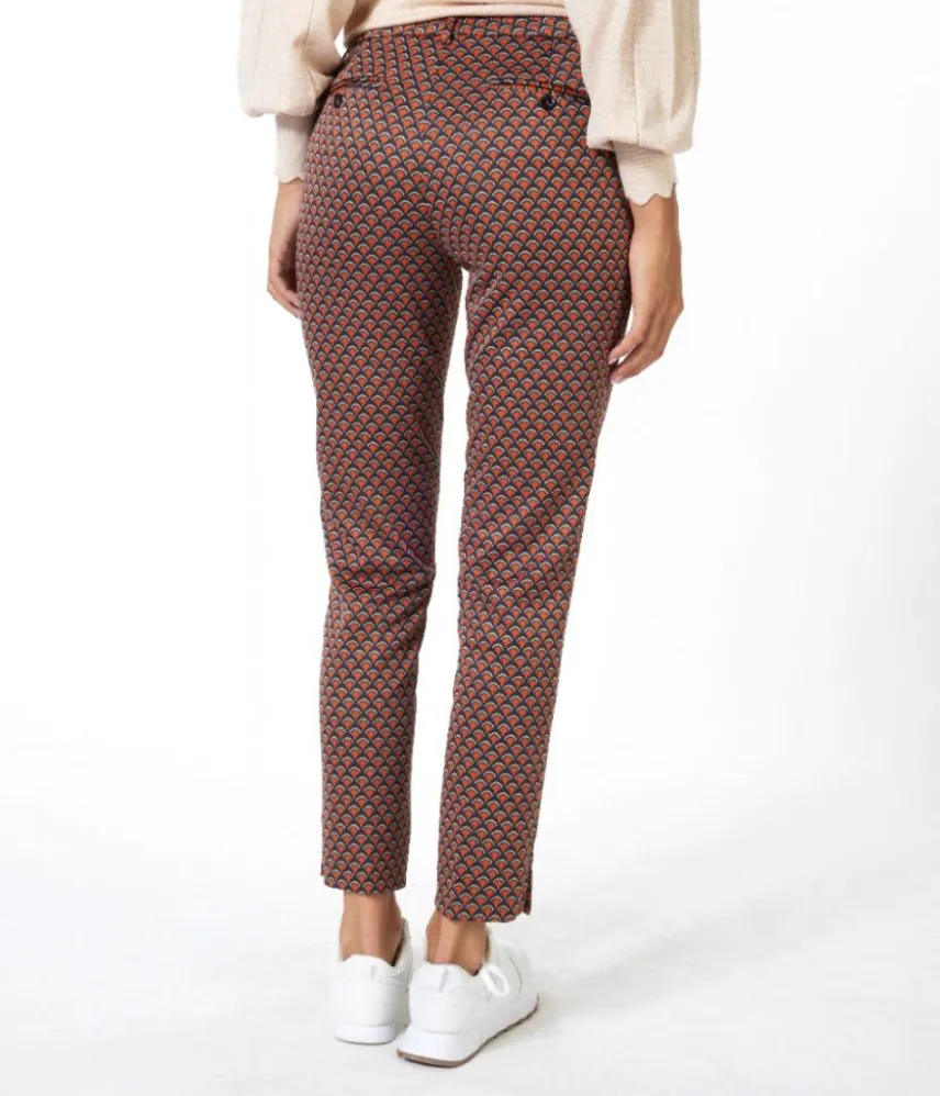 ESQ Scalloped Print Chino