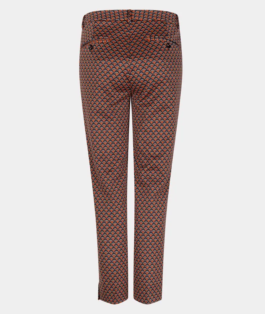 ESQ Scalloped Print Chino