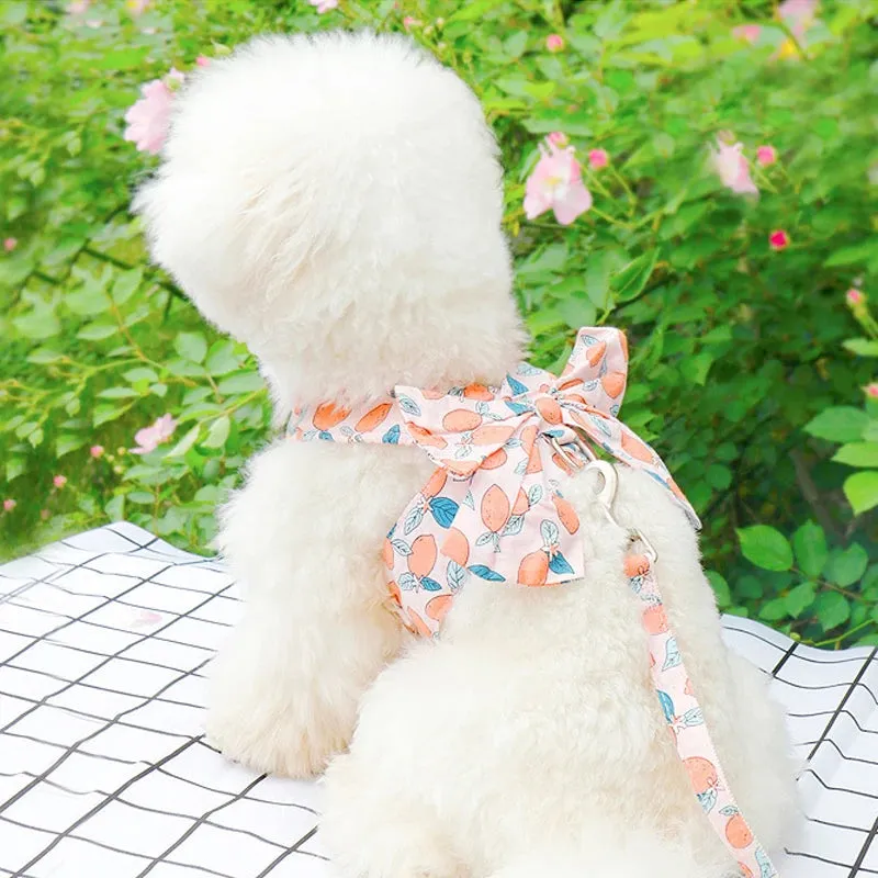 Floral Bowknot Clothes Cat & Small and Medium Dog Vest