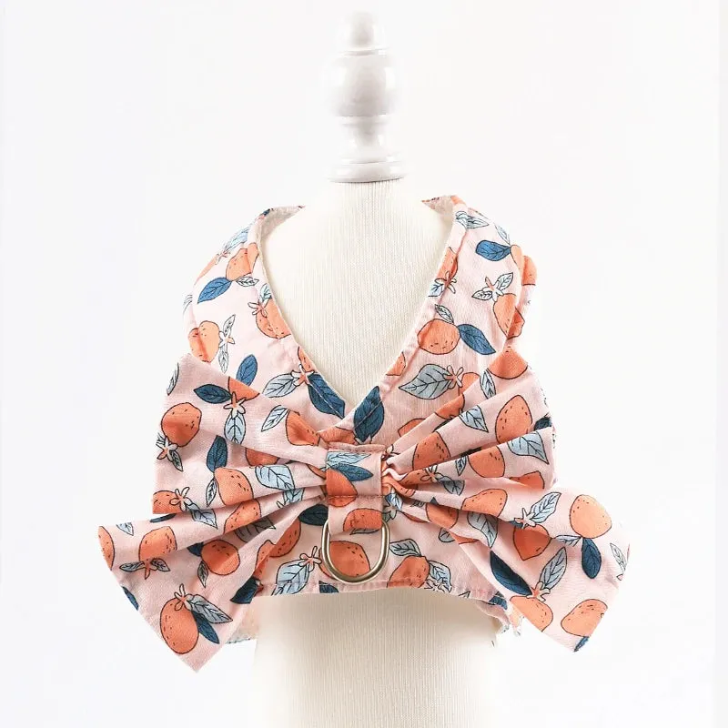 Floral Bowknot Clothes Cat & Small and Medium Dog Vest