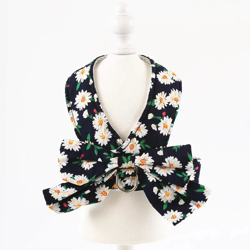 Floral Bowknot Clothes Cat & Small and Medium Dog Vest