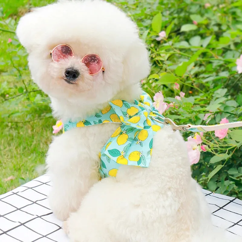 Floral Bowknot Clothes Cat & Small and Medium Dog Vest