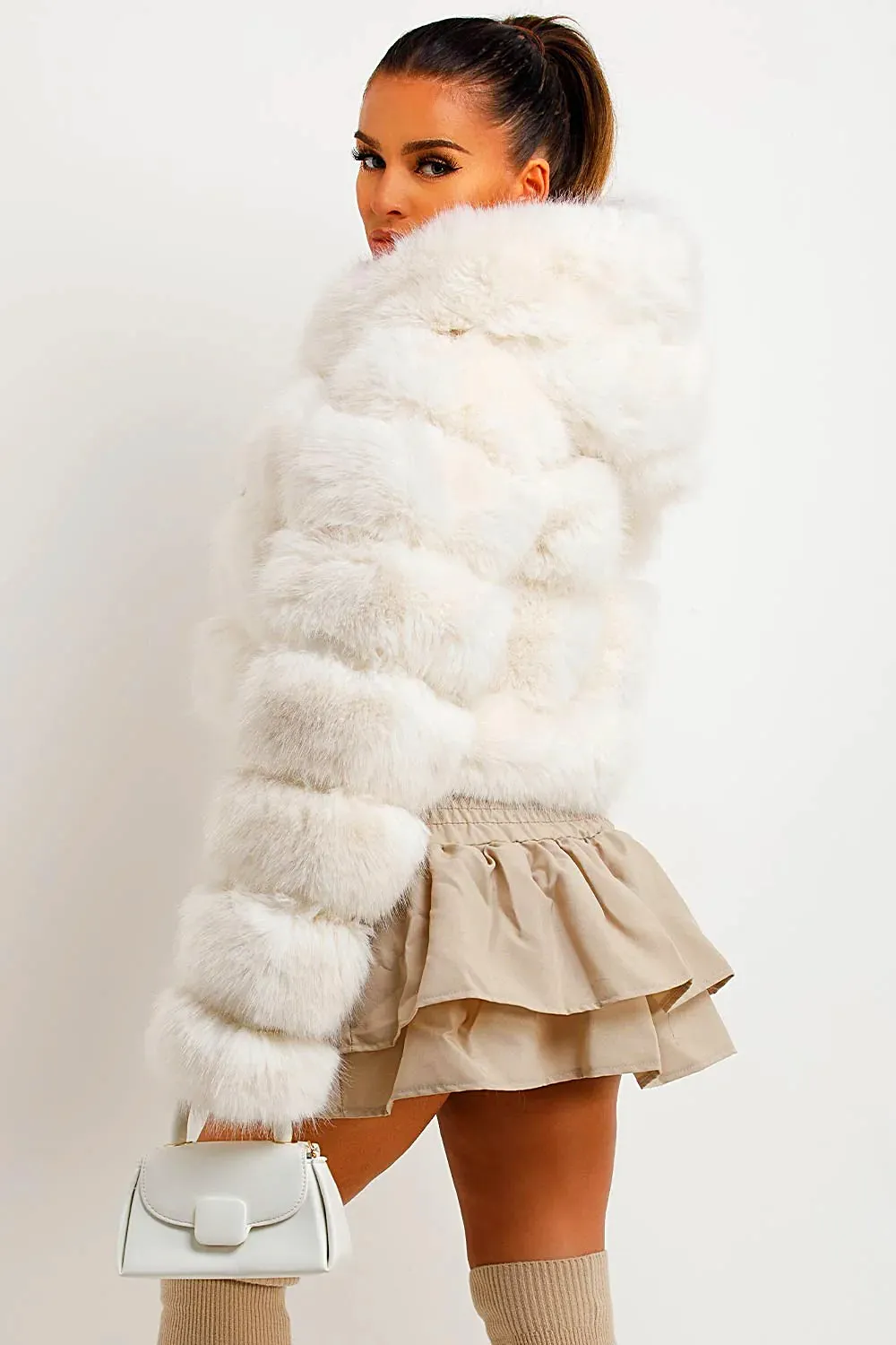 Fluffy Short Faux Fur Coat