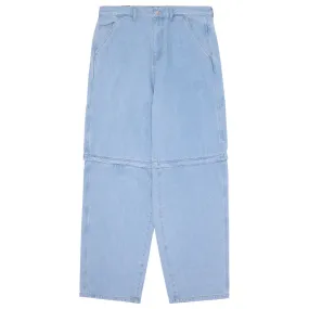 Fucking Awesome - Baggy Zip Off Carpenter Pants Light Blue