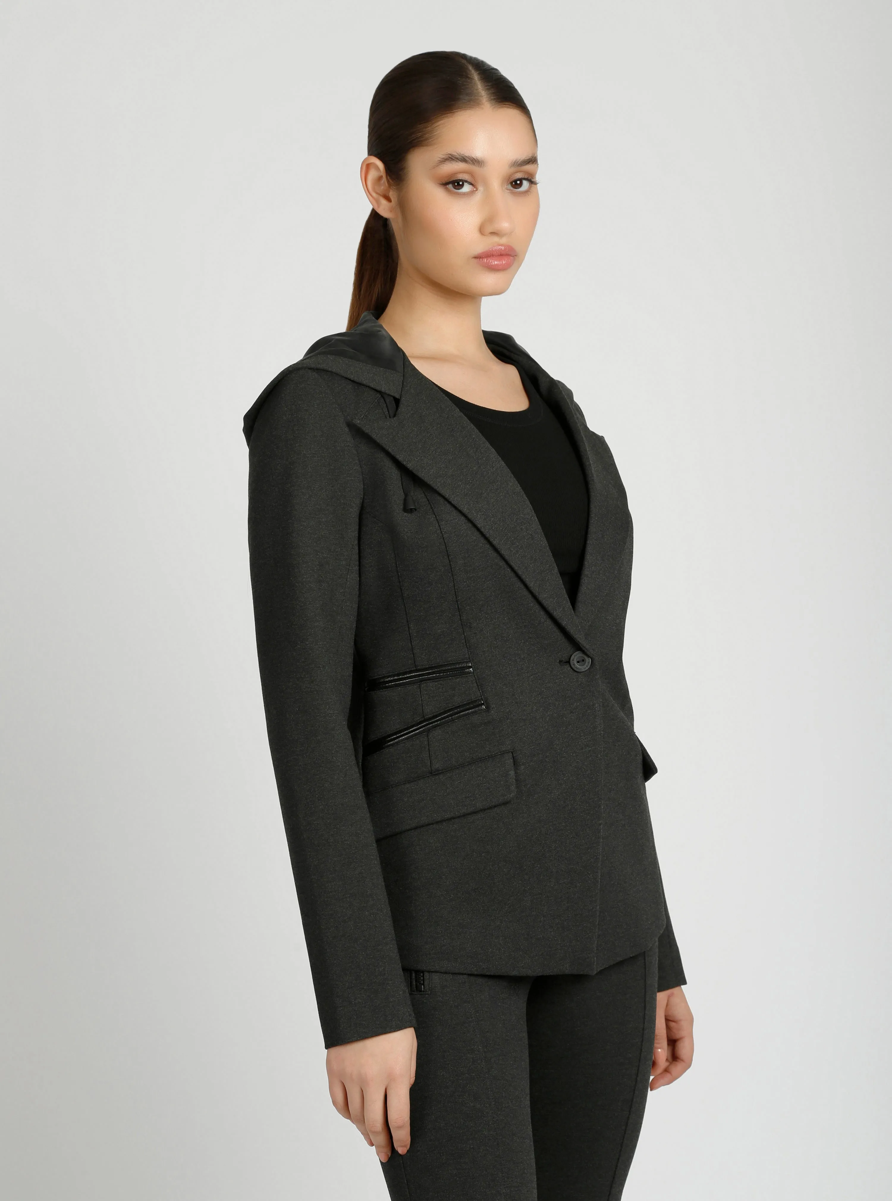 Gayatri Hooded Blazer