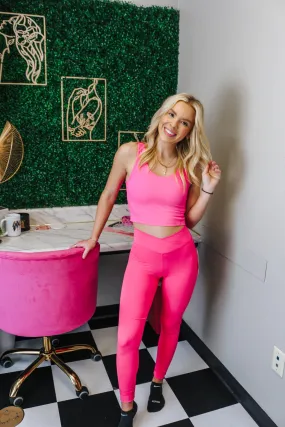 Get In Line Crossover Leggings - 2 Colors
