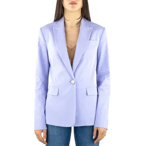 Giacca PINKO Equilibrato Blazer Monopetto in Lino Glicine
