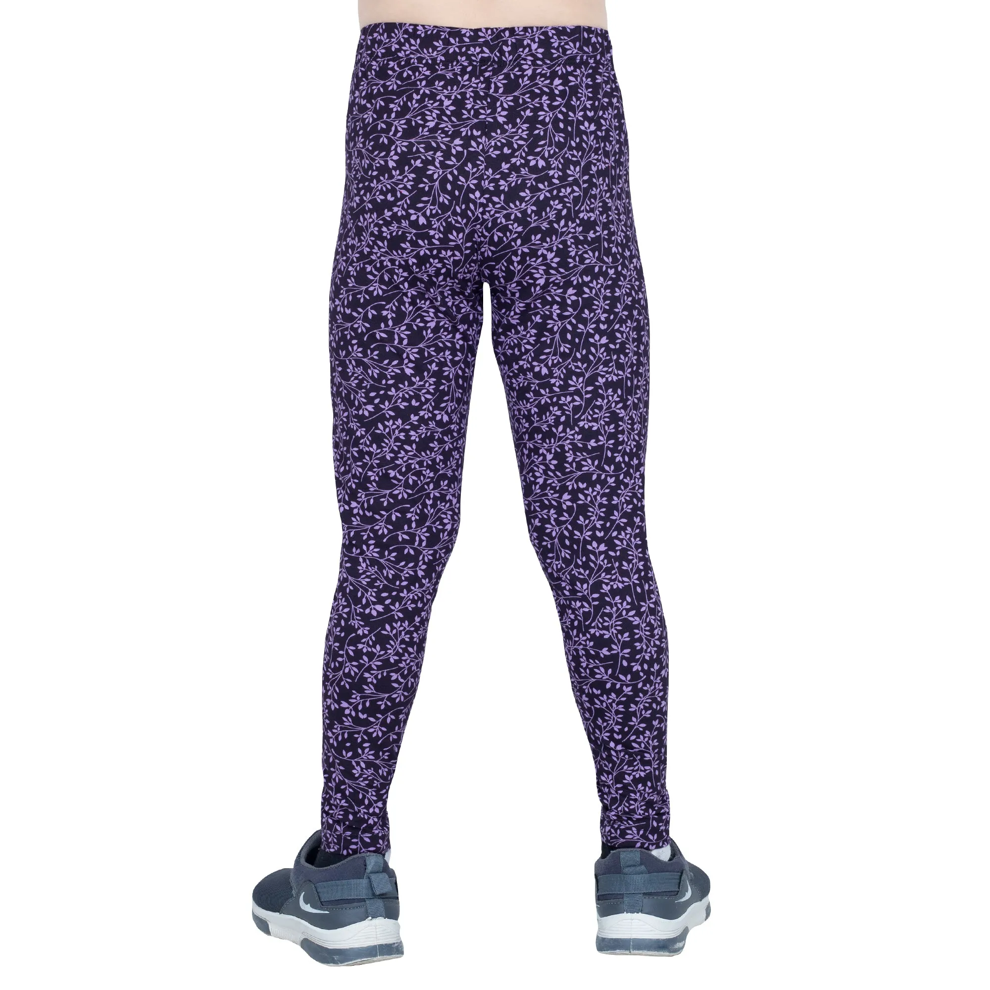 Girls Black Regular Legging