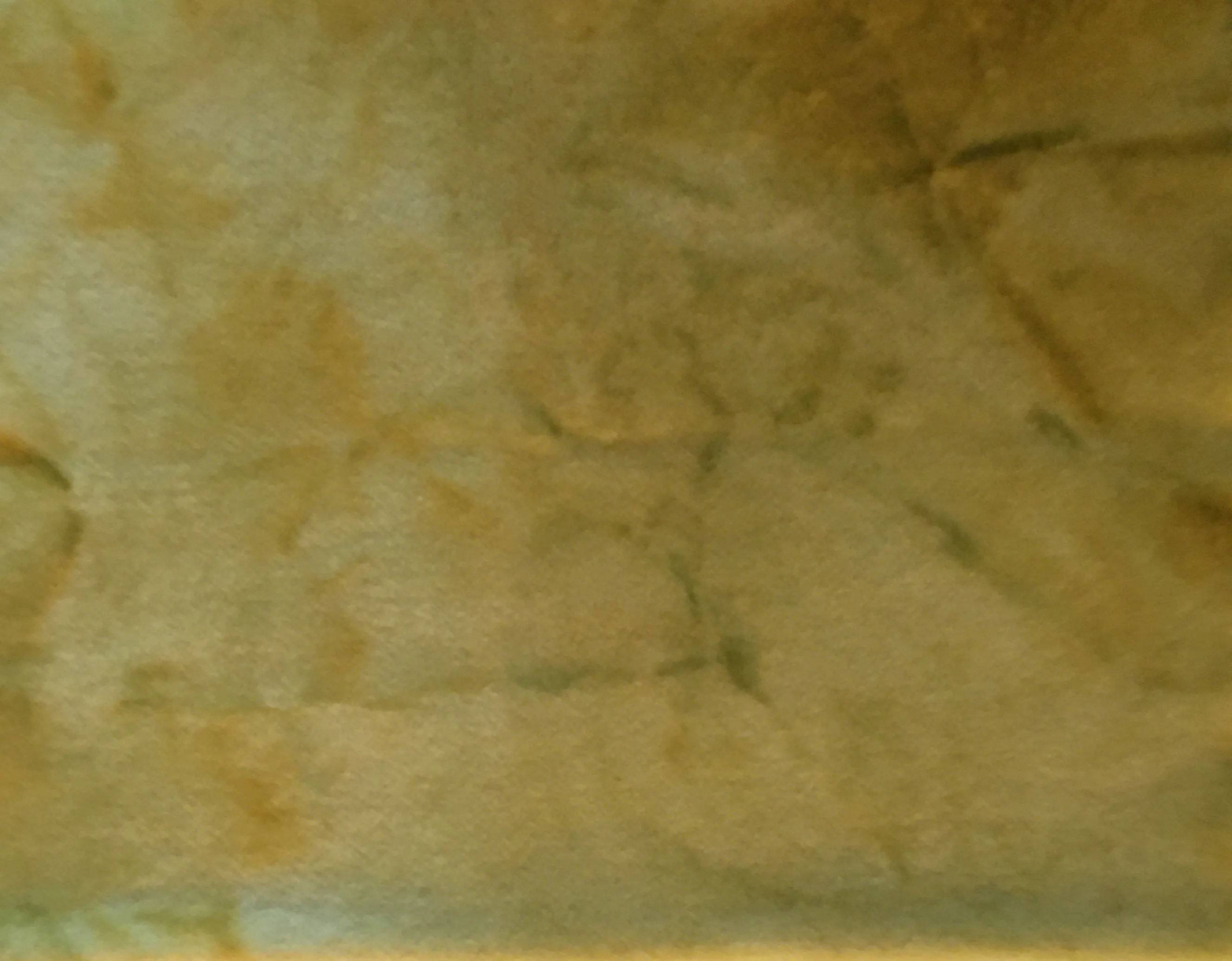 GOLDEN PEAR Hand Dyed Fat EIGHTH Wool Fabric for Wool Applique and Rug Hooking