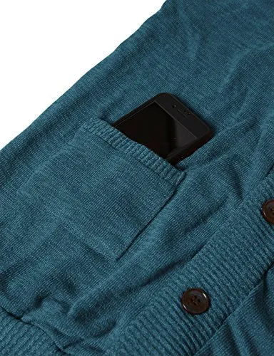 H2H Men's Casual Basic Shawl Collar Knitted Slim Fit Vest GREEN US M/Asia L (CMOV034)