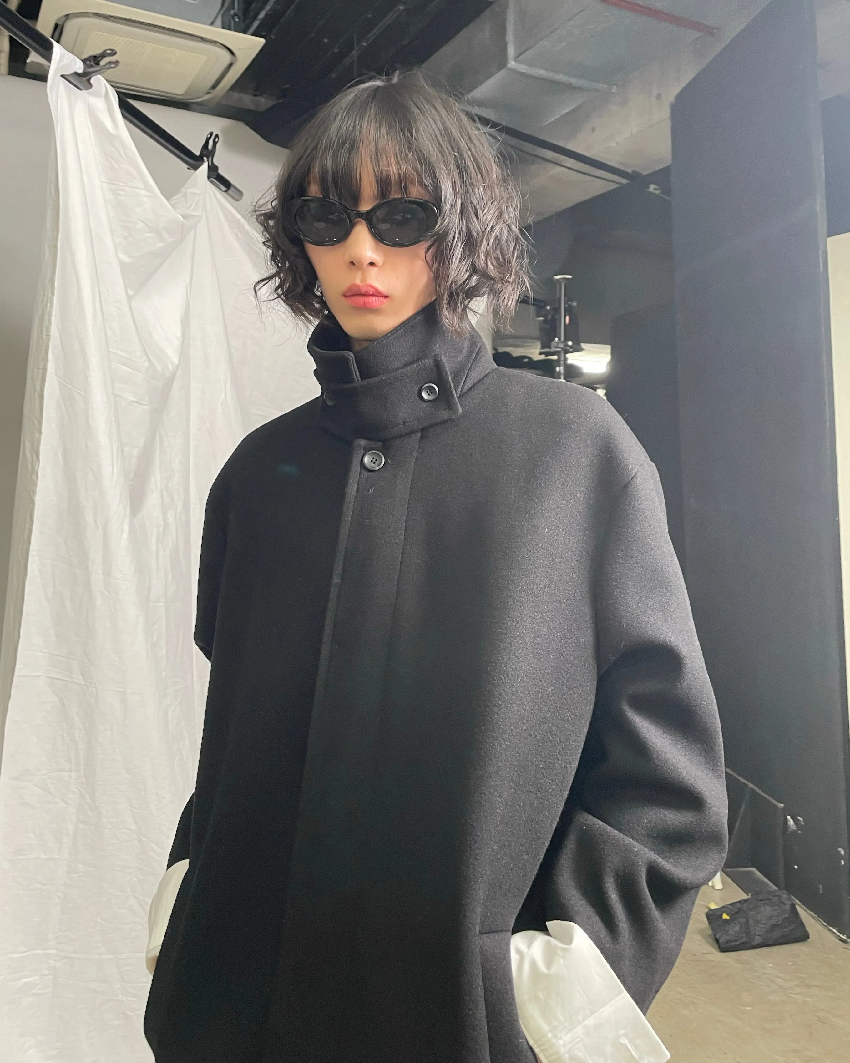 Hineck Quilting Wool Coat