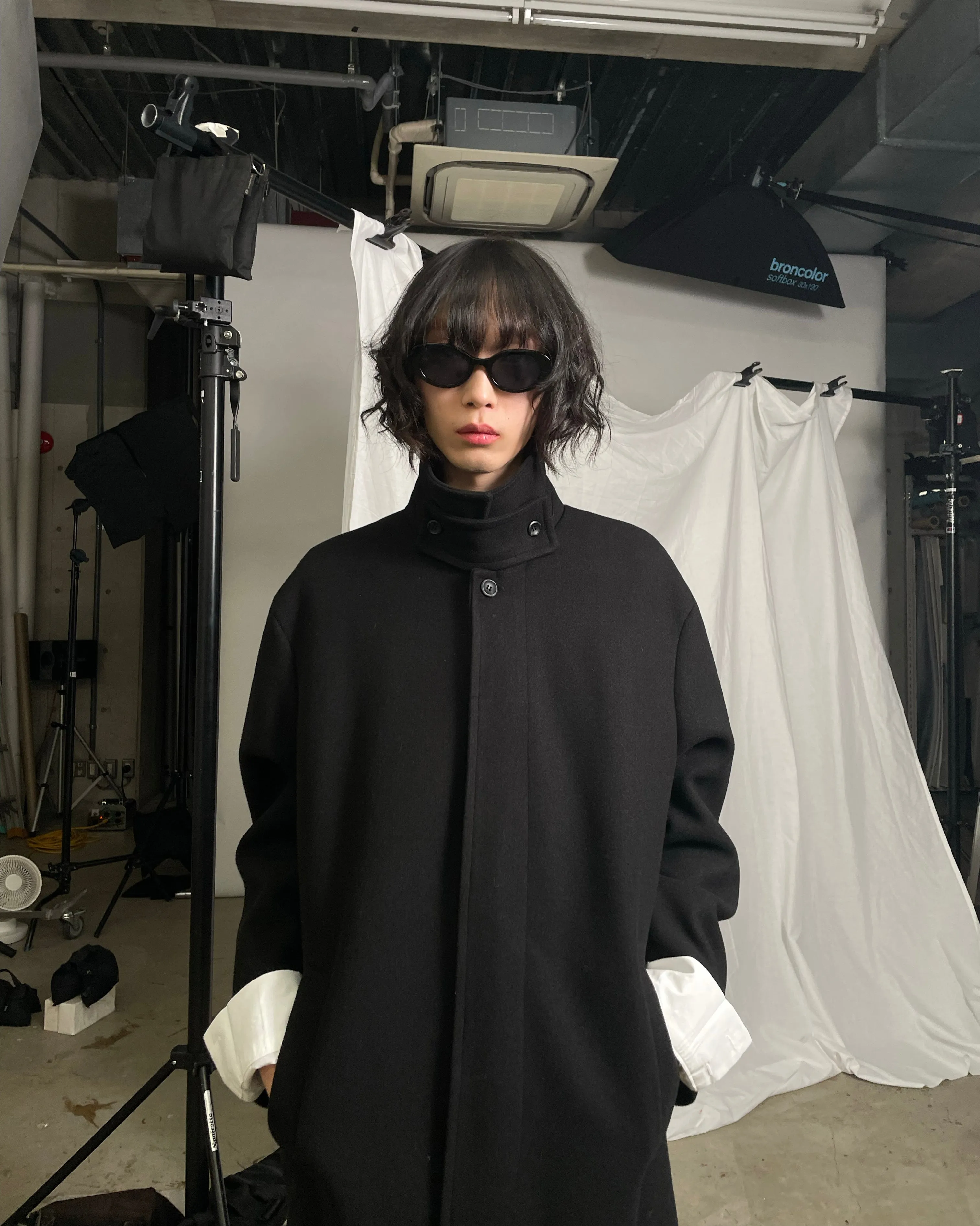 Hineck Quilting Wool Coat