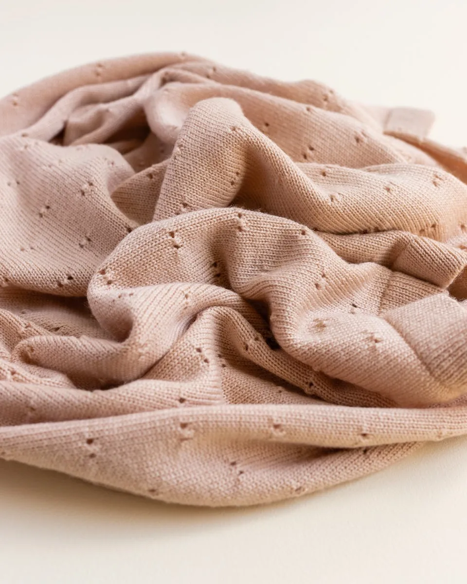 Hvid Blanket Bibi | Apricot